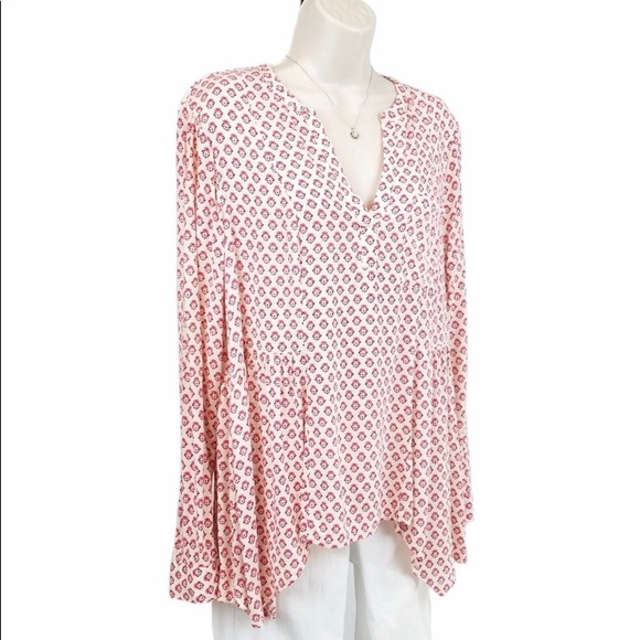 Anthropologie Tops - Anthropologie Laiken Henley Popover Blouse